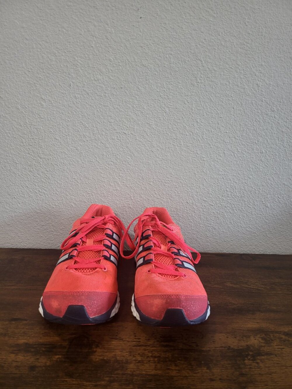 Adidas Women's Coral Pink Blue ADIPRENE+ Running Sneakers Size 8.5 w/ Box